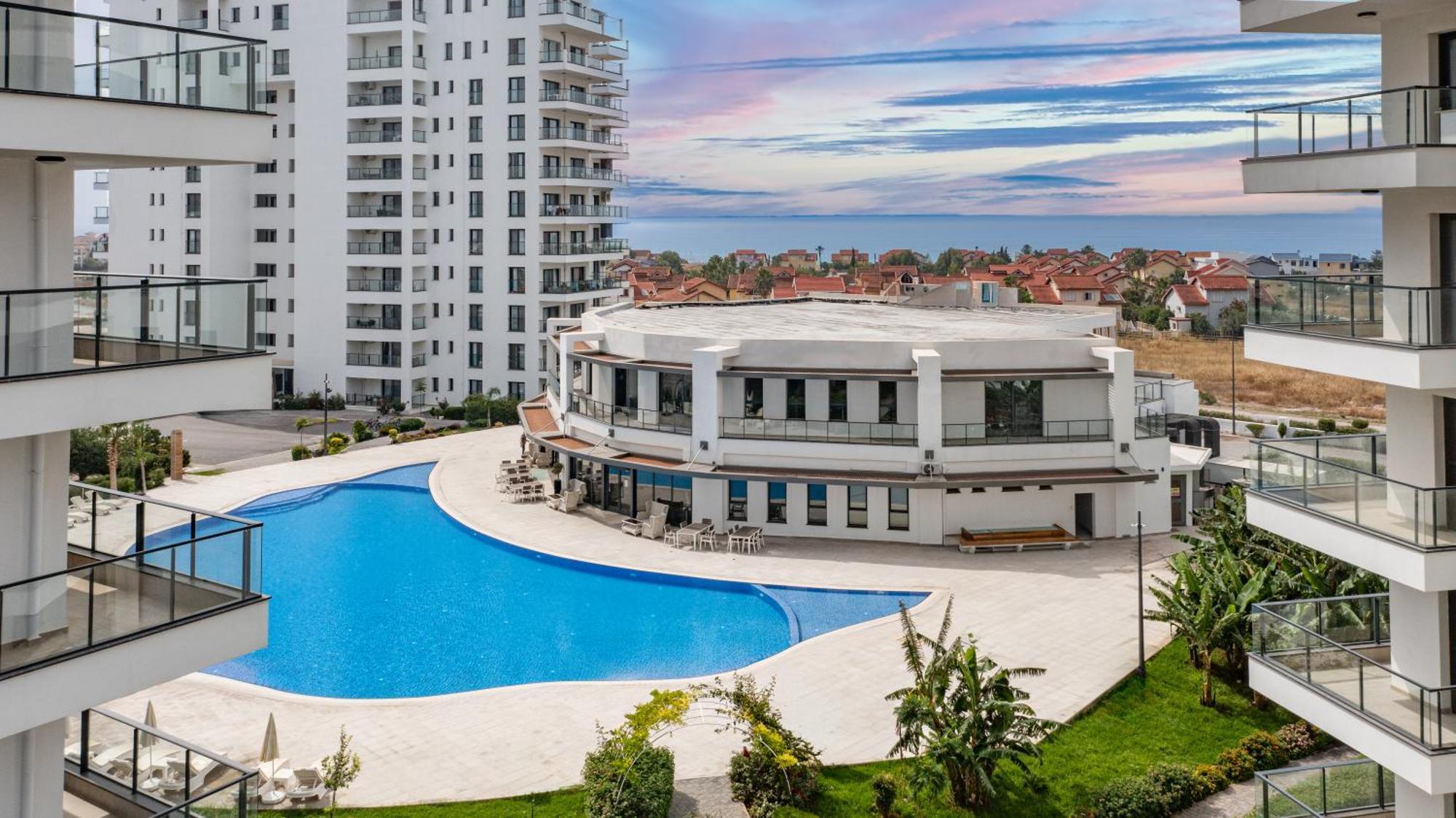 Terra Apartments In Caesar Blue Resort, Fixed Lunch Till 3Pm, Gym, Heated Pool, Sauna, Kids Club Rizokarpaso Eksteriør bilde